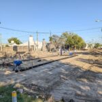 Calle Córdoba: la obra de cordón cuneta, a punto de finalizar pese al retiro de fondos nacionales